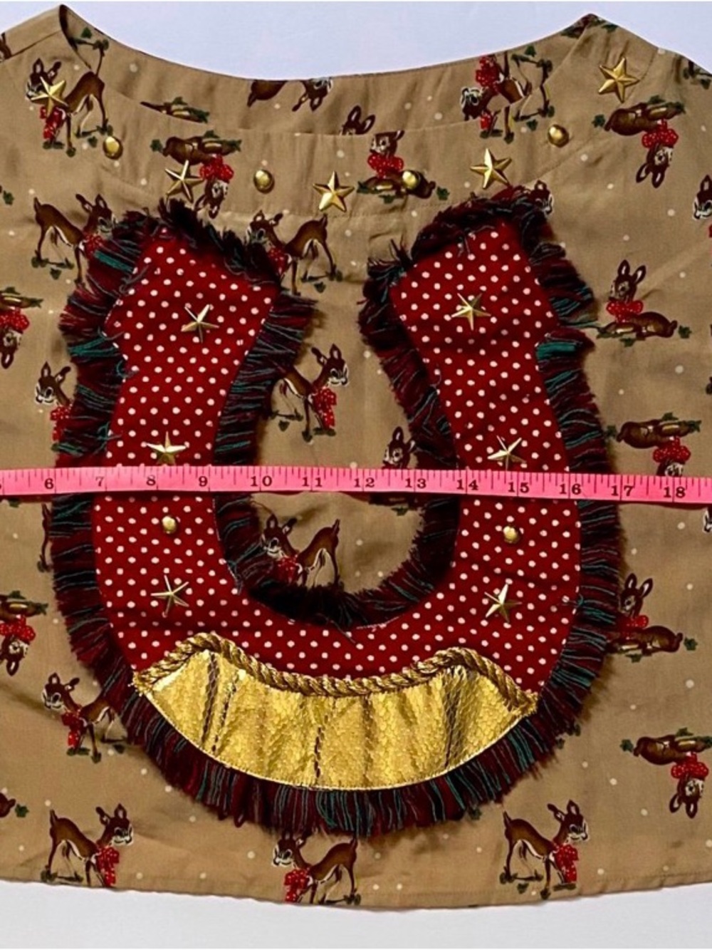 RARE Vintage Irregular Choice Bertha Bambi Deer Crop Top 2015 Cheery Deer Kitsch - Picture 6 of 6
